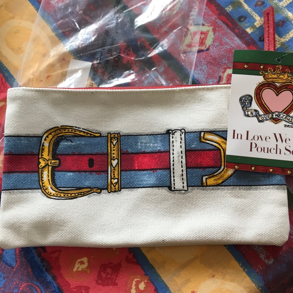 Brighton “ In Love We Trust” Pouch Set”